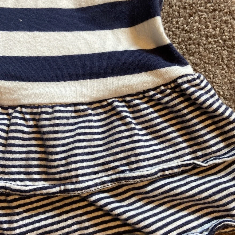 2 Carter’s Girls Short Sleeve Summer Outfits  Size 18 Months Polka Dot Stripes